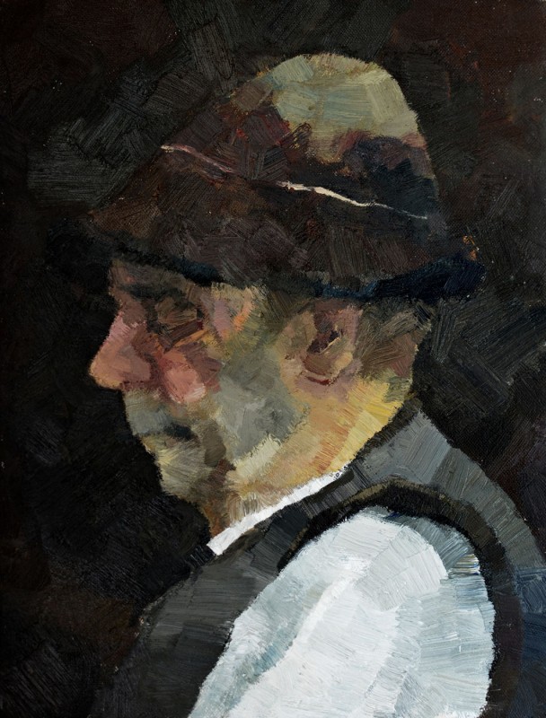 "Portret" by Dumitrița Znaida, 2016, 400x300mm, oil on canvas