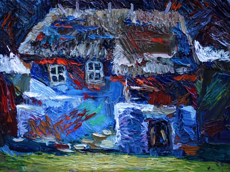 "Живопись. Пленэр. Пленэр в Румынии" by Ион Цонcу, масло / холст