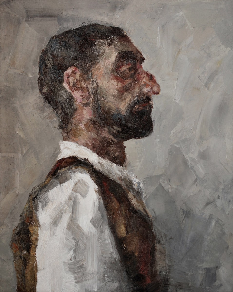 "Painting. Portrait. Long term" by Corina Doni, 500x400mm, oil on canvas