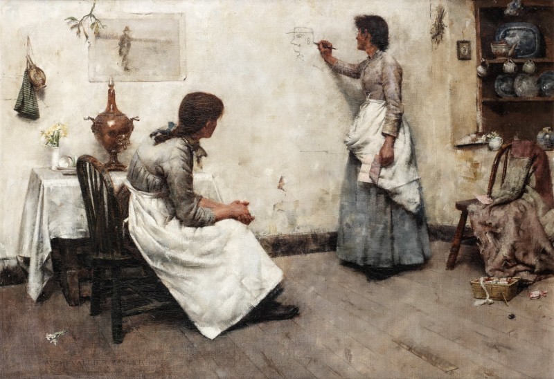 "Compoziție" by Albert Chevallier Tayler