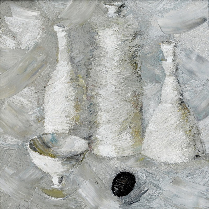 "Painting. Long term" by Carolina Leagul, 420x420mm, oil on canvas