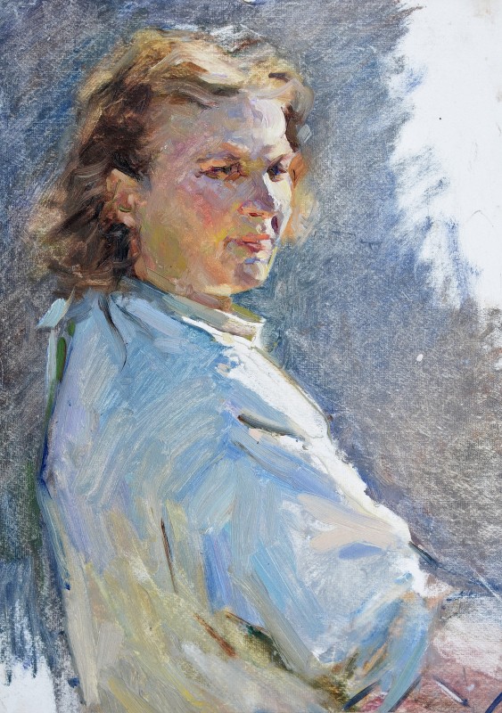 "Pictură. Figură / semifigură" by Anatol Colceac