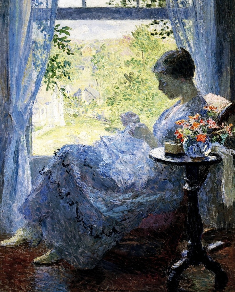 "Composition. Figure" by Gari Melchers