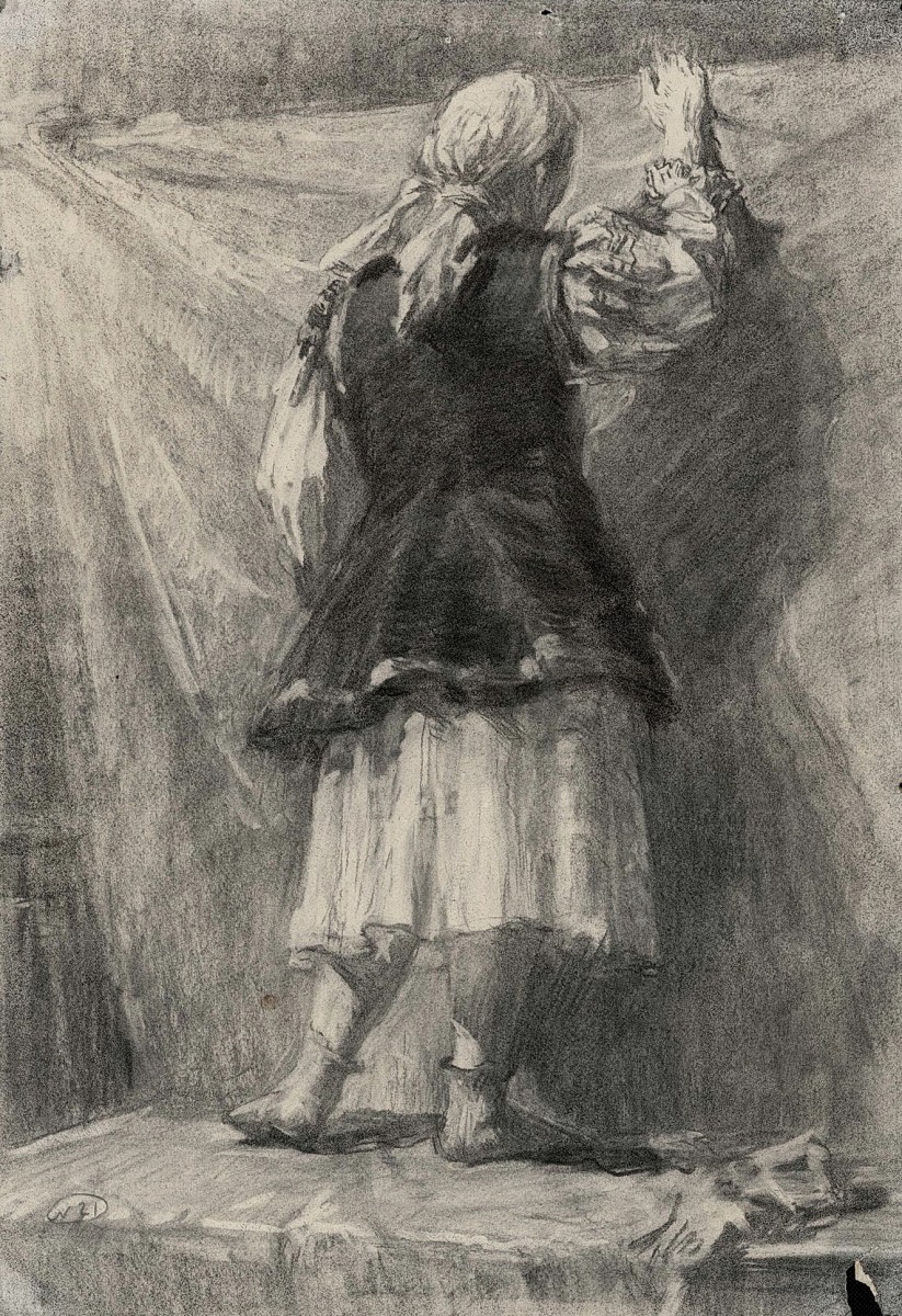 "Desen. Figură / semifigură" by Alexander Ivanovich Sokolov