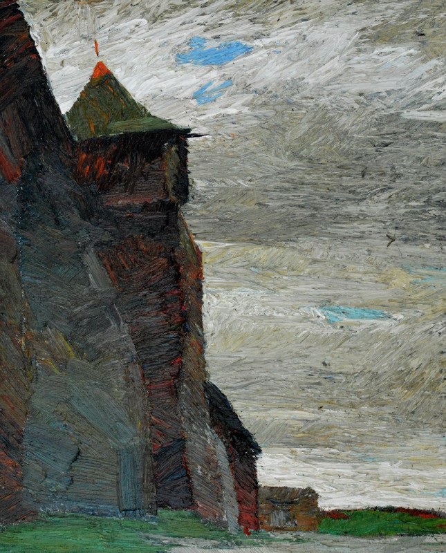 "Studiu" by Alexandra Clapatiuc, 2015, oil on canvas