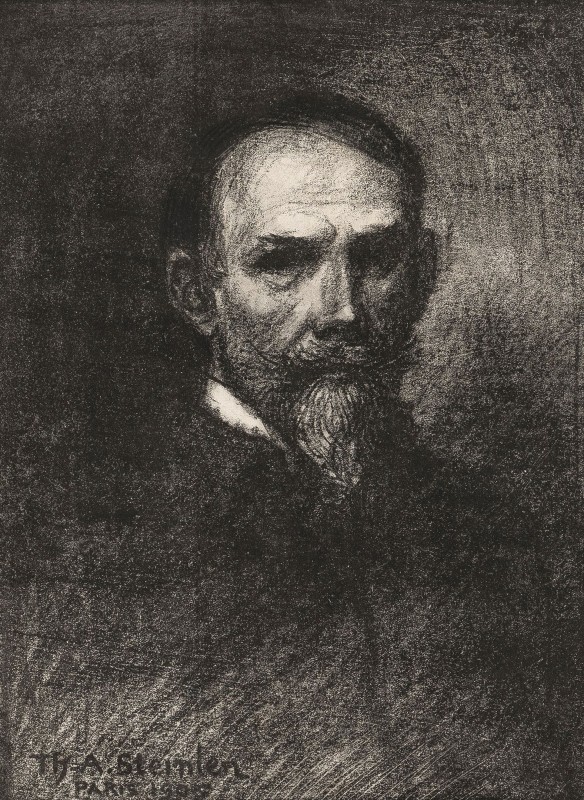 "Painting. Portrait" by Théophile Alexandre Steinlen