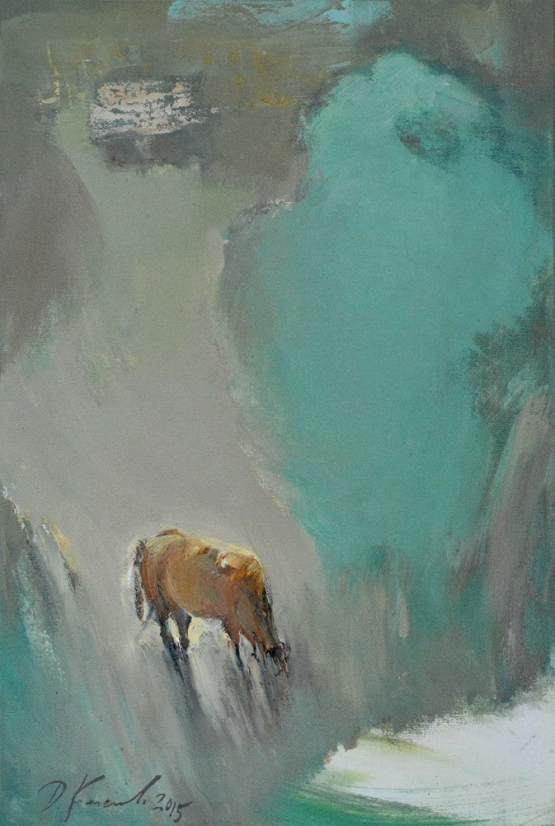 "Painting. Pleinair. Pleinair romania" by Darya Kollegova, oil on canvas