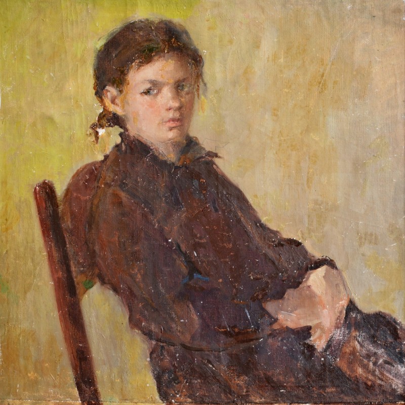 "Pictură. Figură / semifigură" by Anatol Colceac