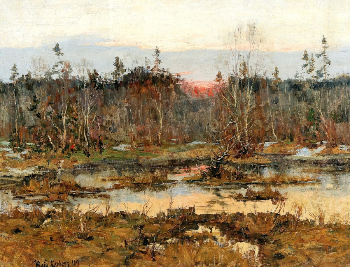 "Painting. Landscape" by Julius (Yulevich) von Klever