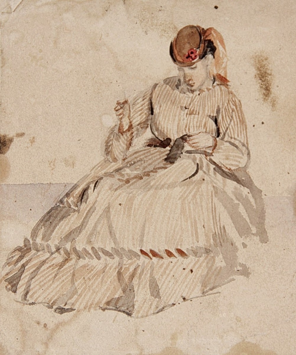 "Drawing. Figure" by Conrad Wise Chapman
