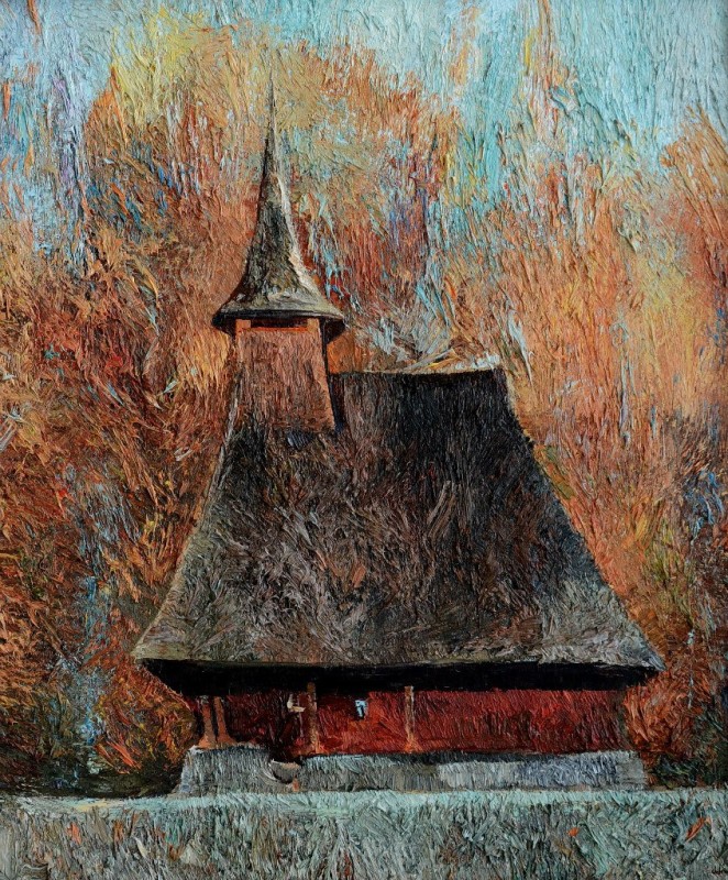 "Painting. Pleinair" by Cristina Chelaru, oil on canvas