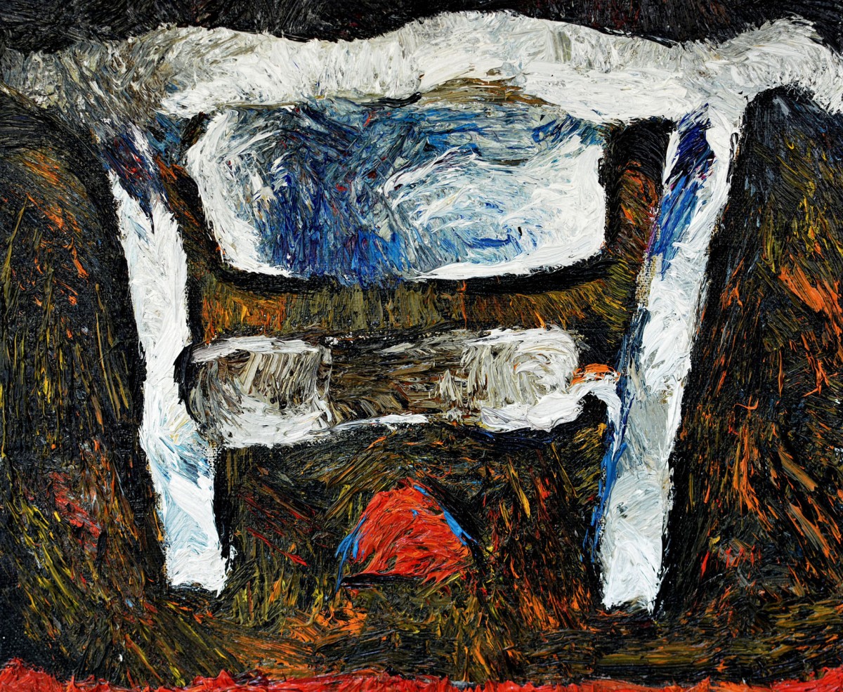 "Fîntînă. Butuceni" by Cristina Demian, 2016, 250x300mm, oil on canvas