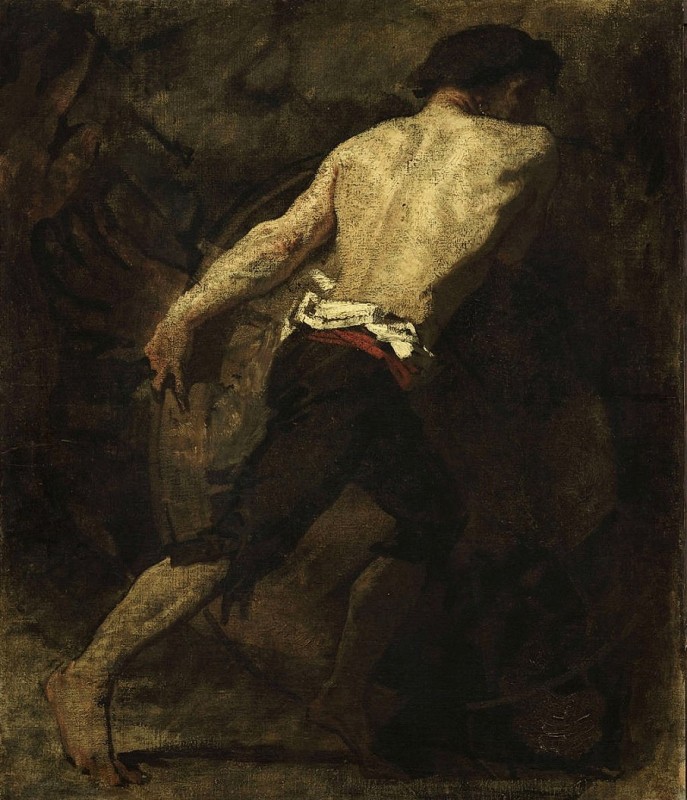 "Pictură. Figură / semifigură" by Thomas Couture