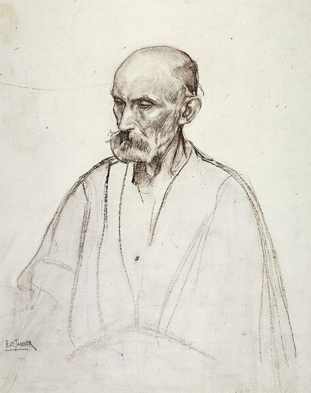 "Drawing. Portrait" by Henry Ossawa Tanner