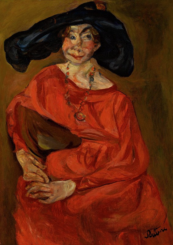 "Pictură. Figură / semifigură" by Chaim Soutine