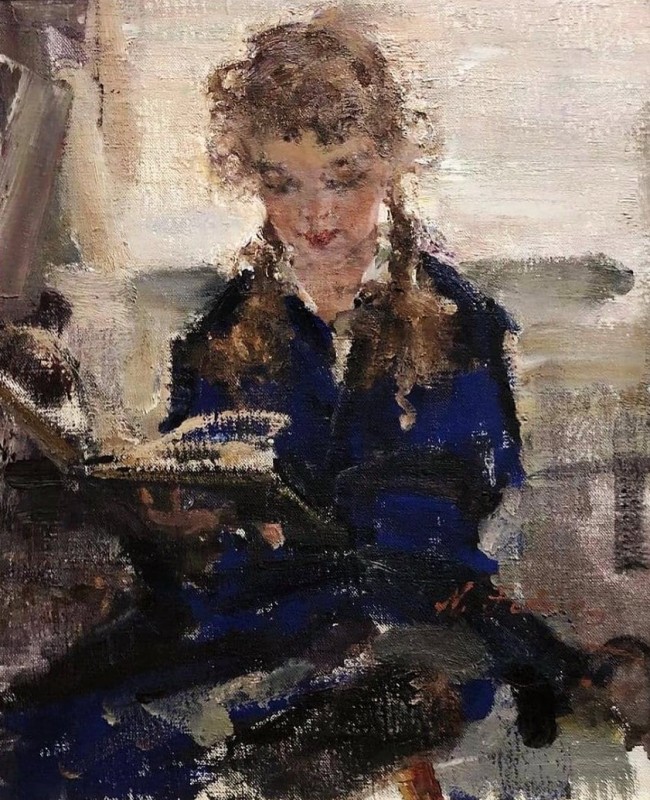 "Painting. Figure" by Nicolai Fechin