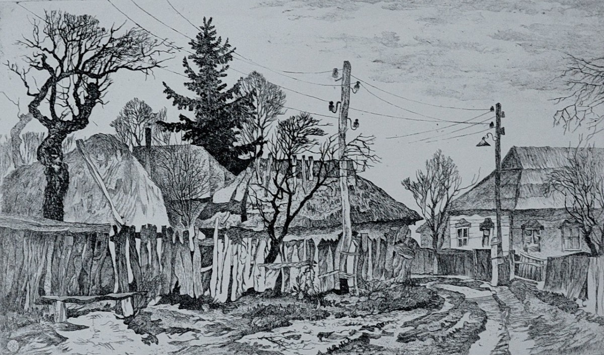 "Desen. Peisaj" by Ivan Kristich Senezh
