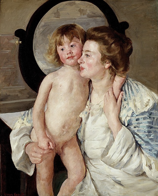 "Pictură. Oameni" by Mary Cassatt