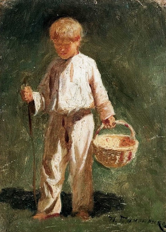 "Живопись. Фигура / полуфигура" by Николаи Корнилиевитч Пимоненко