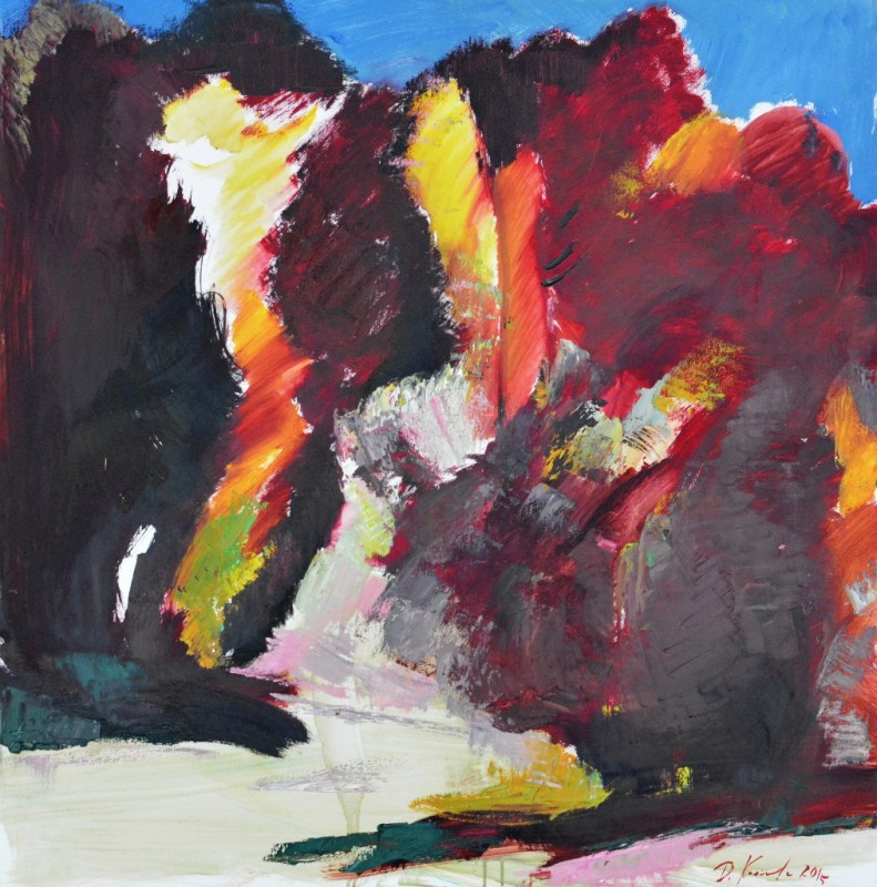 "Painting. Abstract" by Darya Kollegova, oil on canvas