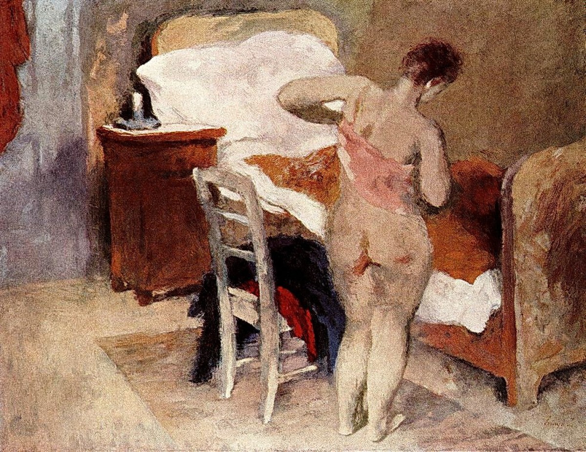 "Painting. Nude" by István Szőnyi