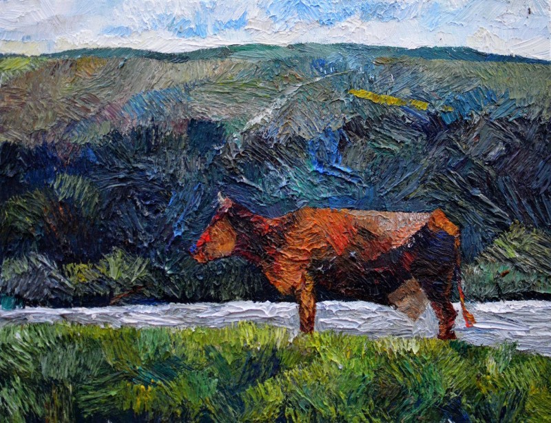 "Pictură. Pleinair. Pleinair în Moldova" by Cristina Demian, ulei pe pânză