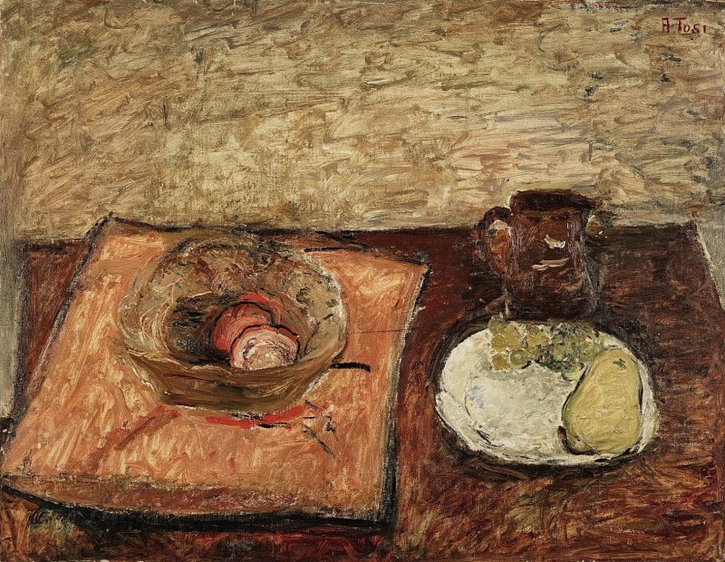 "Pictură. Natură statică" by Arturo Tosi