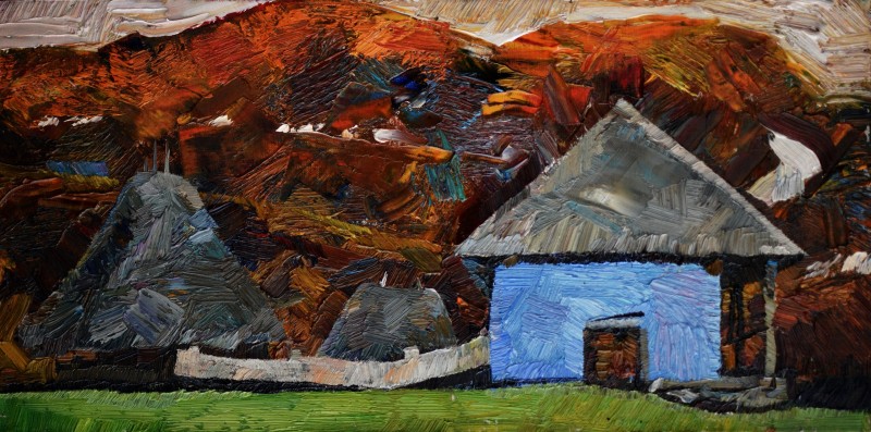 "Painting. Pleinair. Pleinair romania" by Dumitrița Znaida, oil on canvas