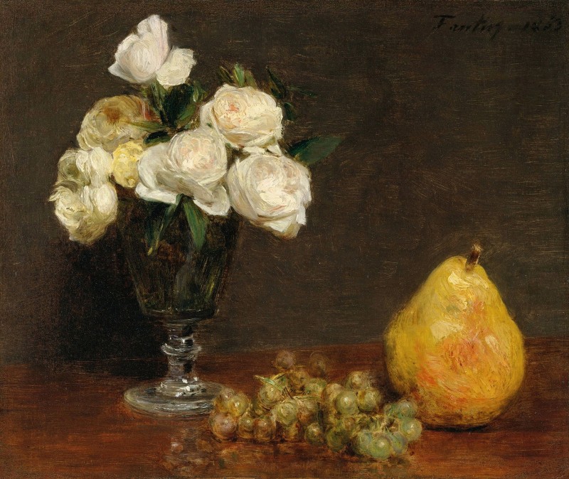 "Pictură. Natură statică" by Henri Fantin-Latour