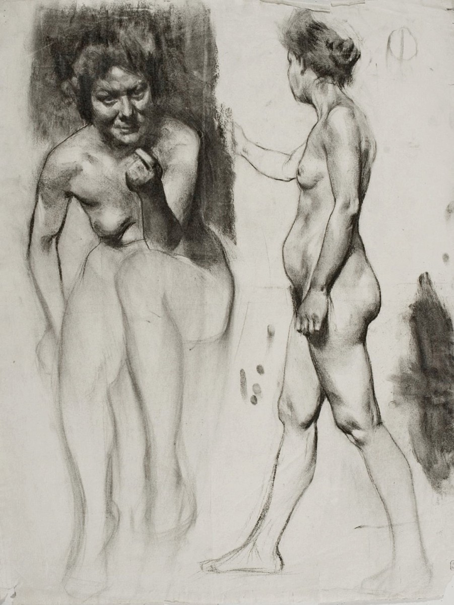 "Drawing. Nude" by Dmitry Nikolaevich Kardovsky