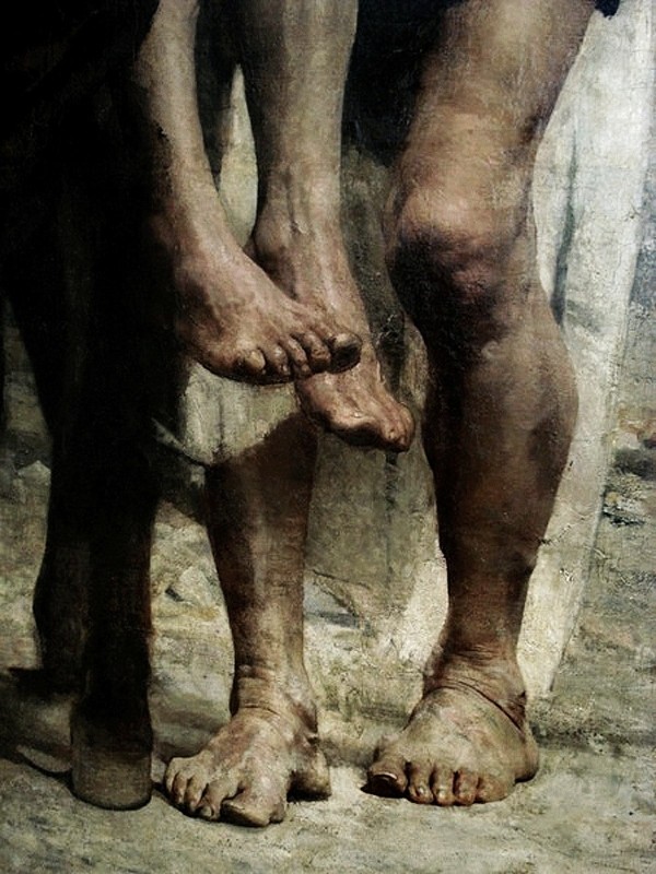 "Painting. Gypsum, head, hands, feet" by Aimé Nicolas Morot