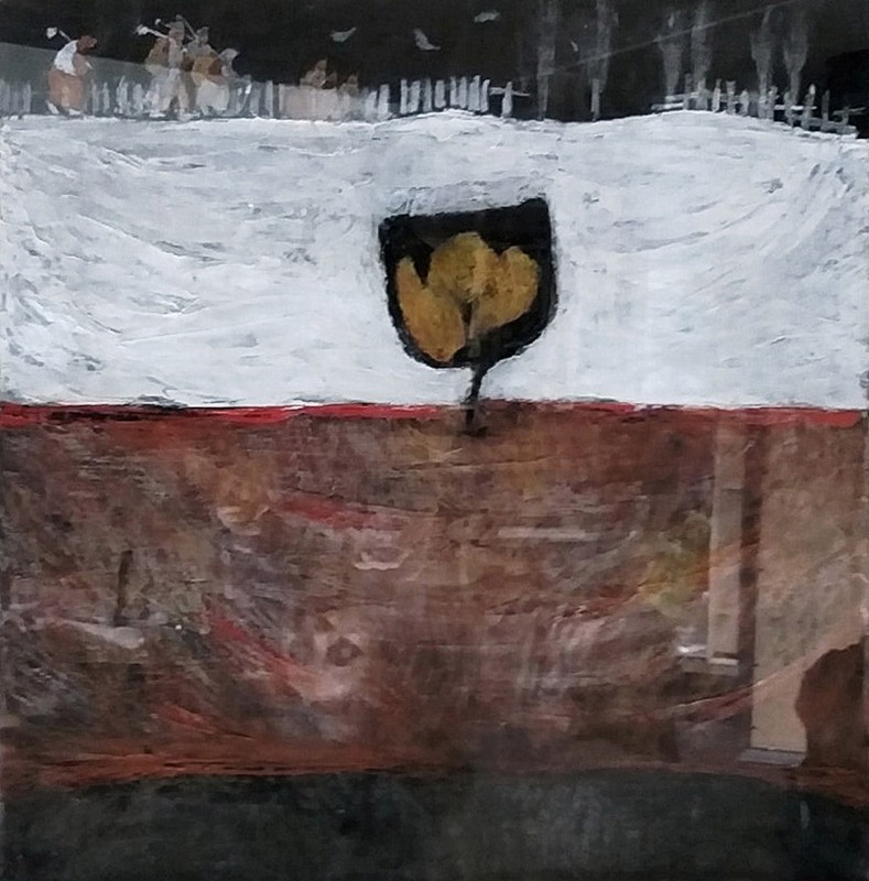 "Рисунок. Продолжительный" by Думитру Пуиу, 600x600mm, пастель / бумага
