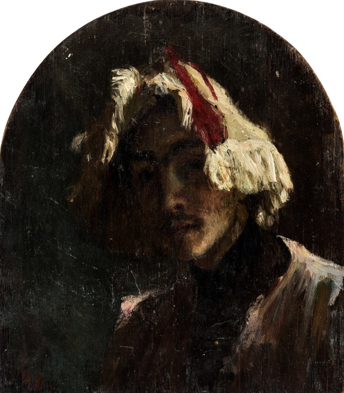 "Painting. Portrait" by Geliy Mikhailovich Korzhev