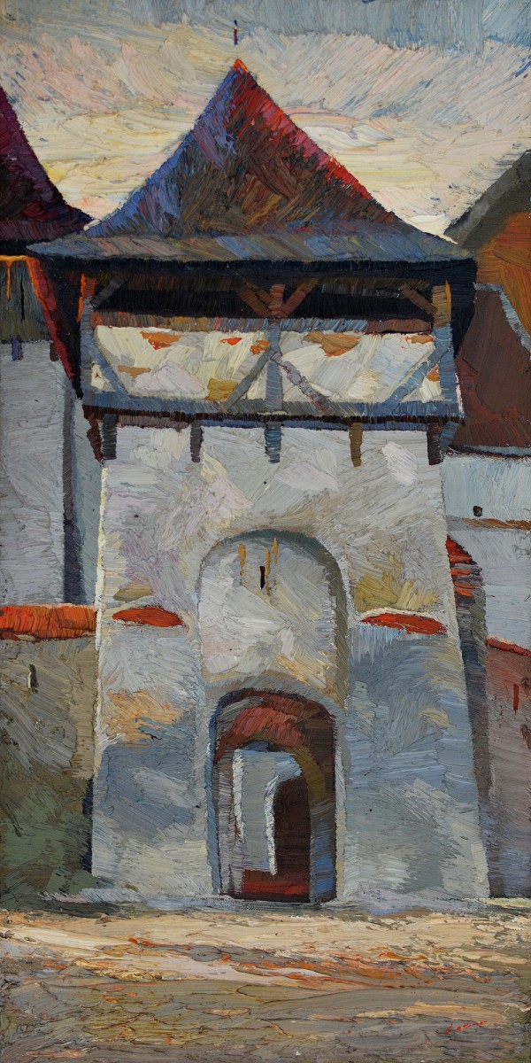 "Iacobeni" by Anatol Ghimpu, 2010, 360x300mm, ulei pe pânză