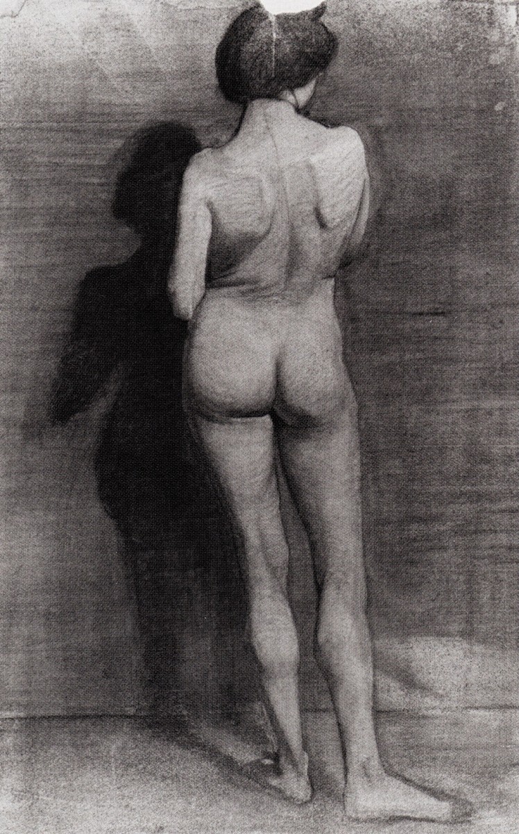 "Рисунок. Обнаженка. Фигура / полуфигура" by Паула Модерсохн-Беcкер