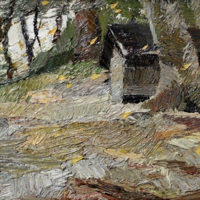 "Живопись. Пленэр. Продолжительный" by Александра Cлапатиуc, 200x300mm, масло / холст
