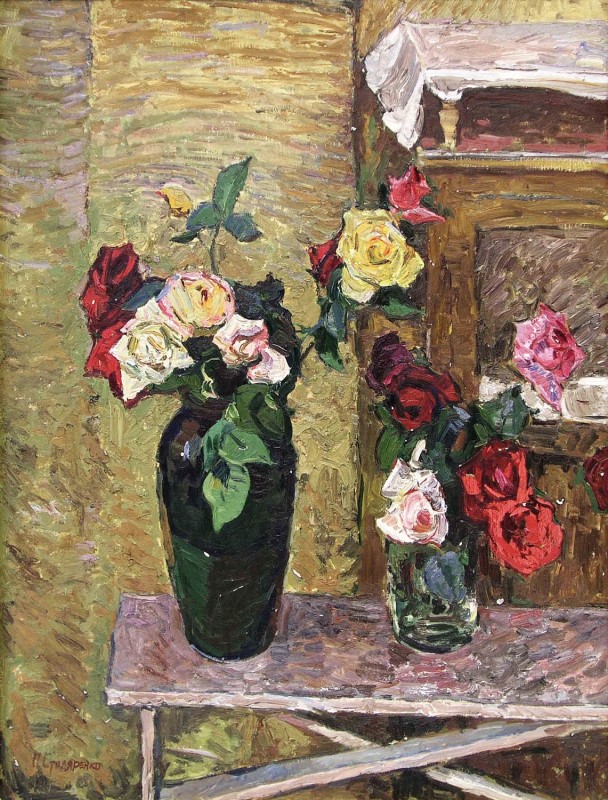 "Pictură. Natură statică" by Pyotr Kuzmich Stolyarenko