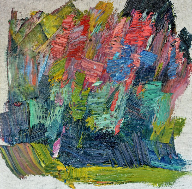 "Painting. Etude. Pleinair. Long term" by Carolina Leagul, 300x300mm, oil on canvas
