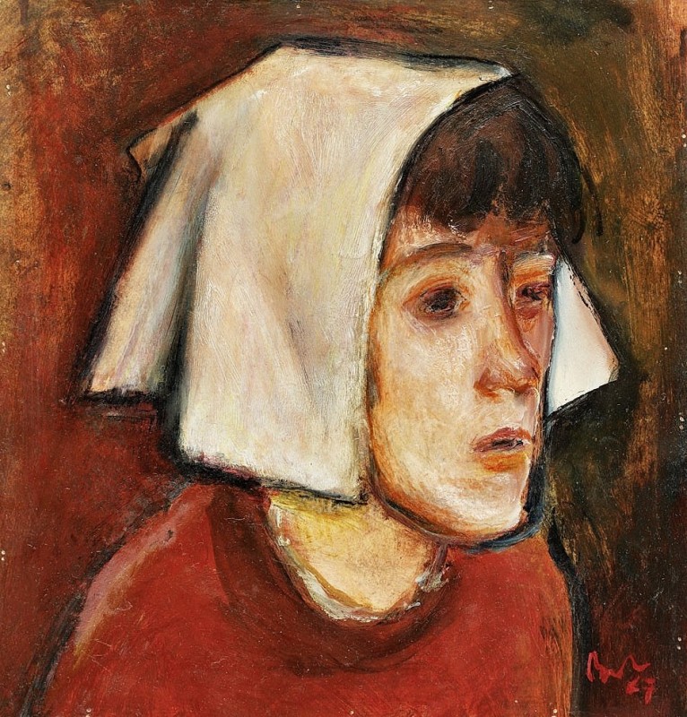 "Pictură. Portret" by Corneliu Baba