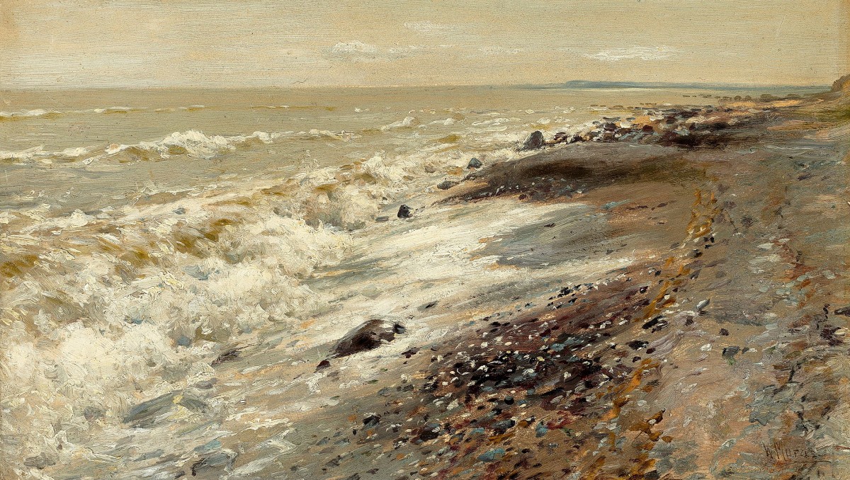 "Pictură. Peisaj maritim" by Walter Moras