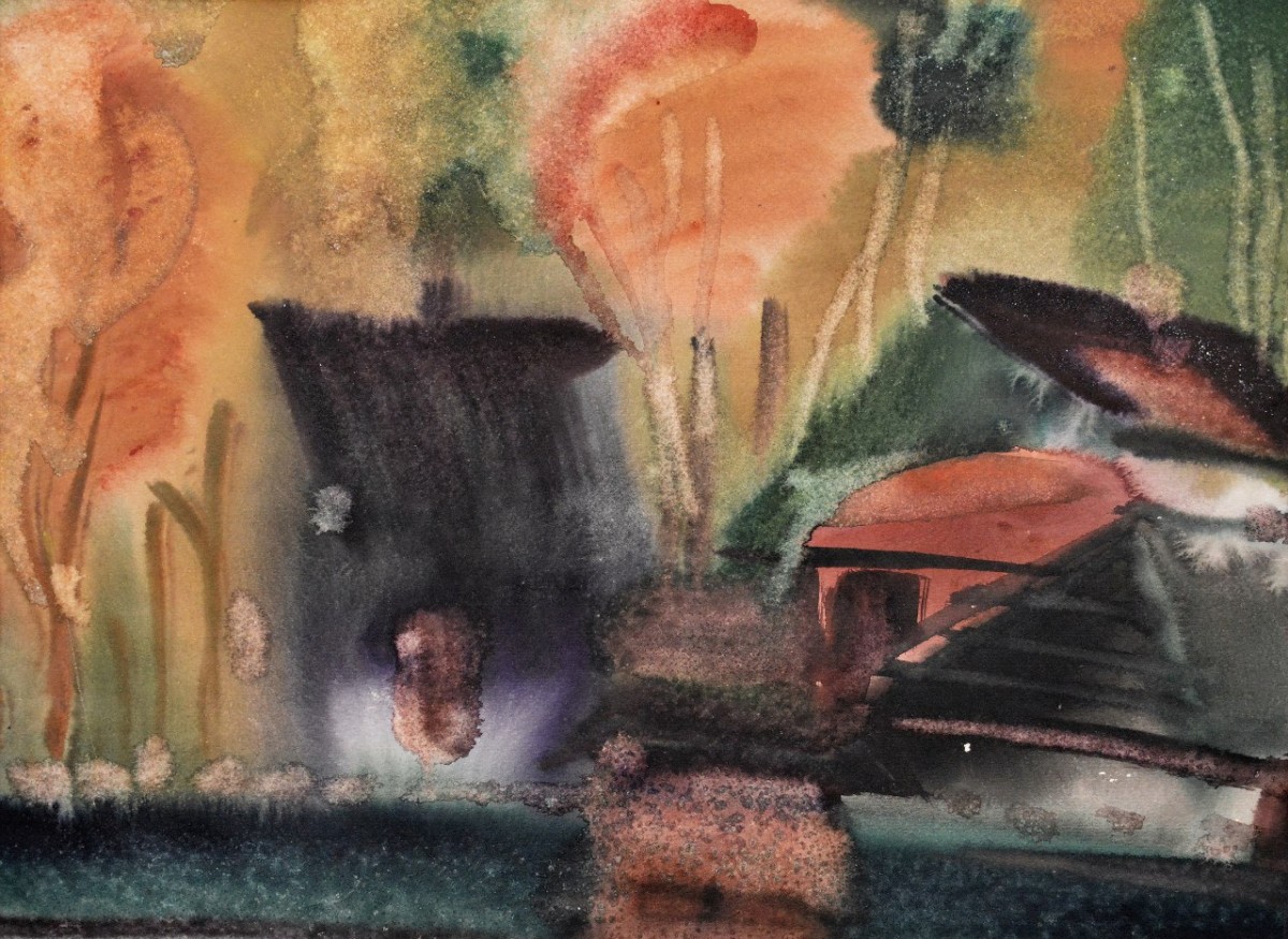 "Still life" by Vladimir Smirnov, watercolor