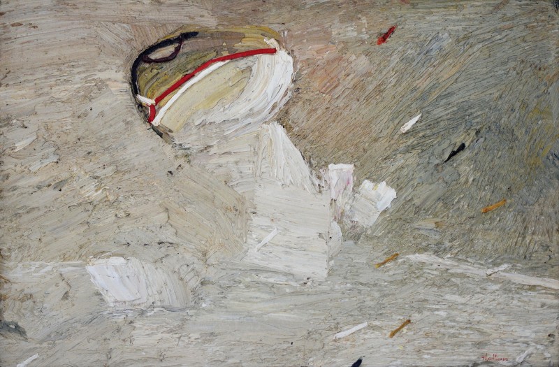 "Dănuț" by Anatol Ghimpu, 1994, 600x400mm, oil on canvas