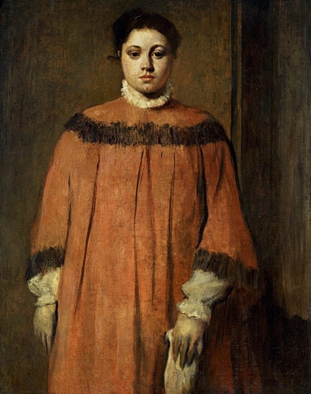 "Pictură. Figură / semifigură" by Edgar Degas