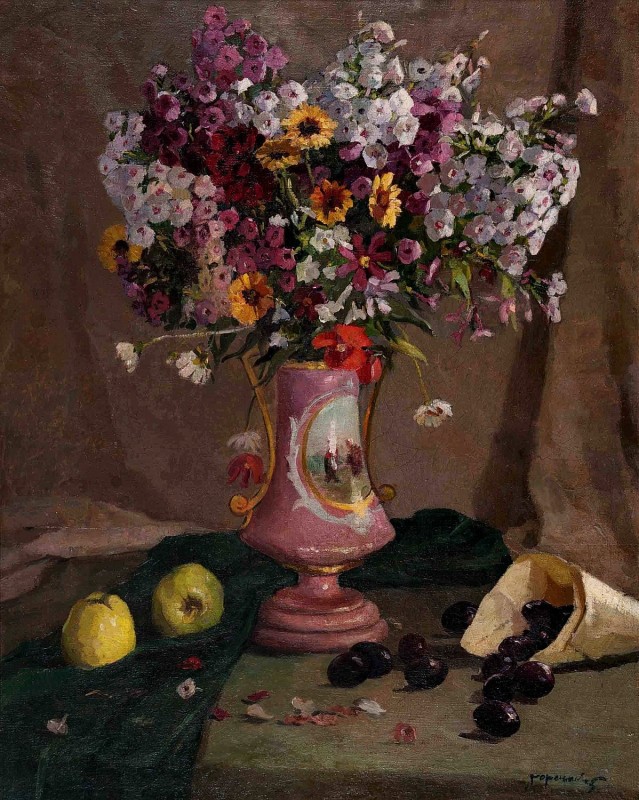 "Painting. Still life" by A. A. Boretsky