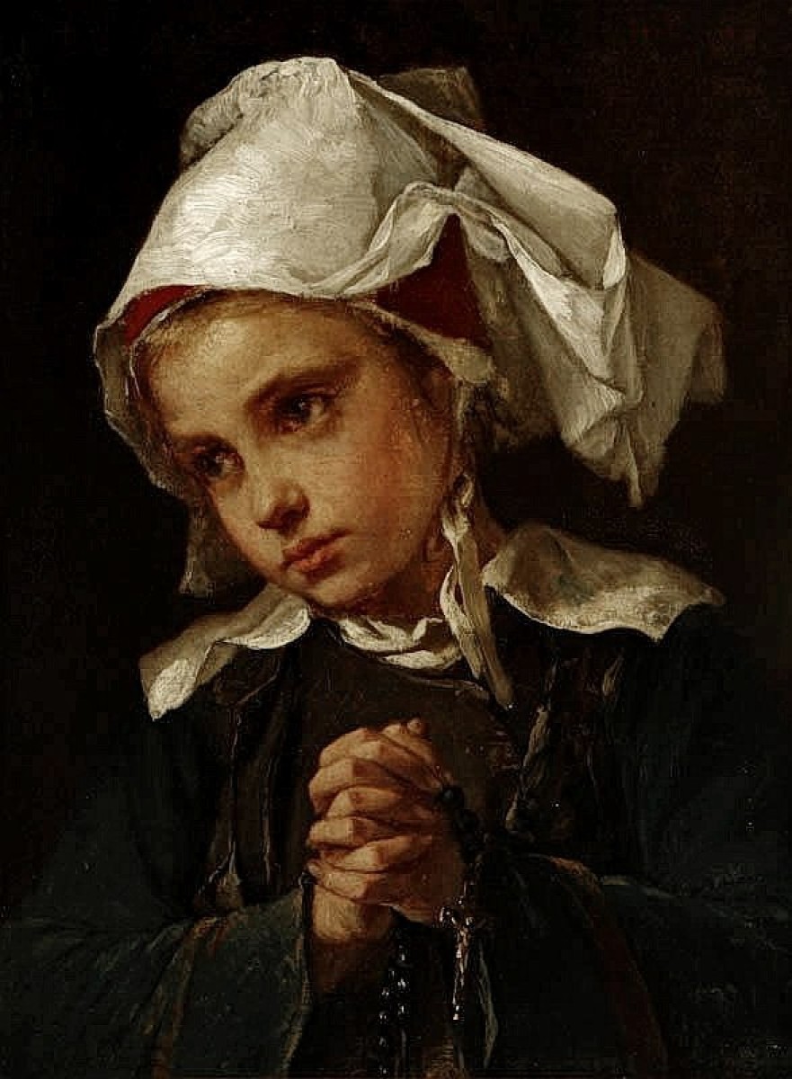 "Painting. Portrait" by Alexandre Antigna