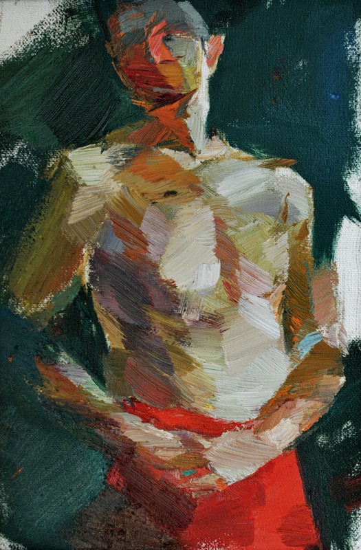 "Studiu. Seminud" by Родиcа Дубасари, 2013, 300x200mm, масло / холст