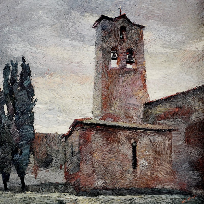 "Pictură. Pleinair. Pleinair Italia" by Anatol Ghimpu, ulei pe pânză
