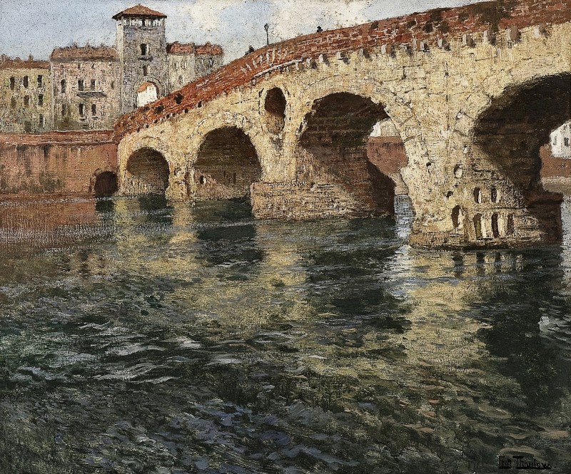 "Pictură. Urban" by Frits Thaulow