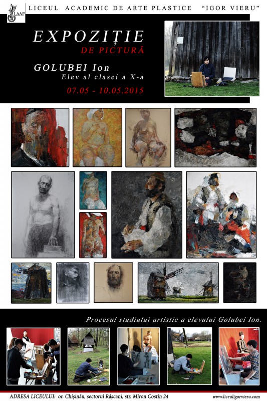 Paintings of Ion Golubei. Student of X grade