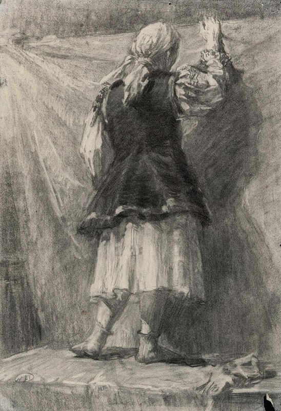 "Desen. Figură / semifigură" by Alexander Ivanovich Sokolov